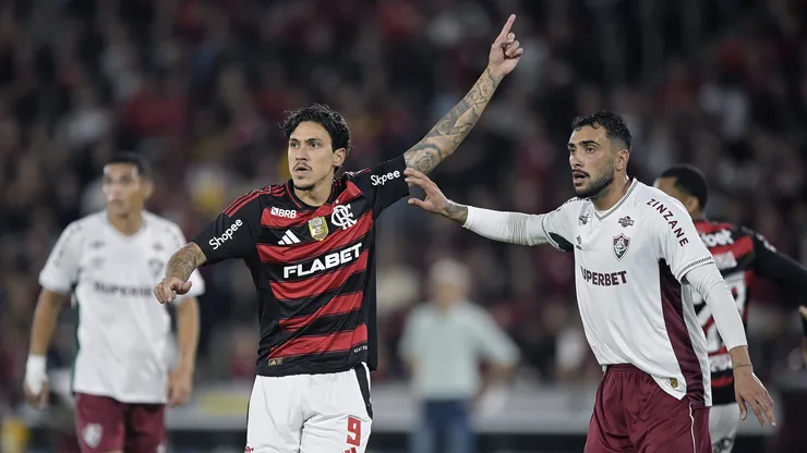 RJ - RIO DE JANEIRO - 20/07/2025 - BRASILEIRO A 2025, FLAMENGO X FLUMINENSE - Pedro jogador do Flamengo durante partida contra o Fluminense no estadio Maracana pelo campeonato Brasileiro A 2025. Foto: Alexandre Loureiro/AGIF