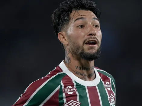 Lucho Acosta marca um golaço durante Fluminense x Flamengo