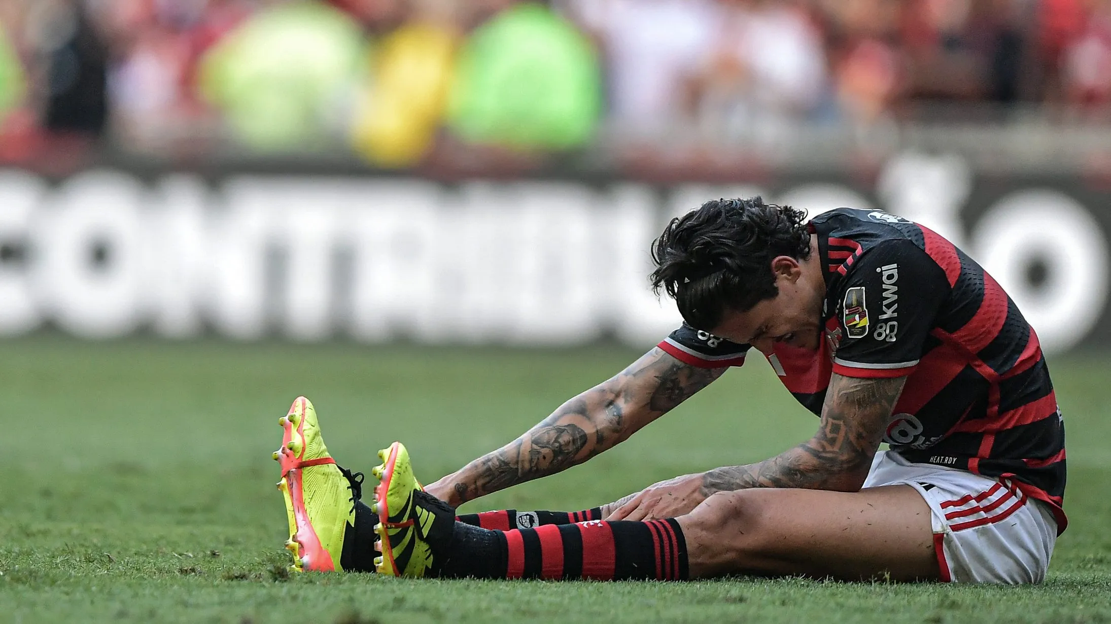 Pedro deve jogar no sacrifício - Foto: Thiago Ribeiro/AGIF.