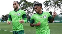Facundo Torres (à direita) mais uma vez teve atuação abaixo da crítica no Palmeiras - (Foto: Cesar Greco/Palmeiras/by Canon)