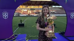 Leila Pereira celebra conquista do time feminino do Palmeiras - Foto: Instagram/@leilapereira