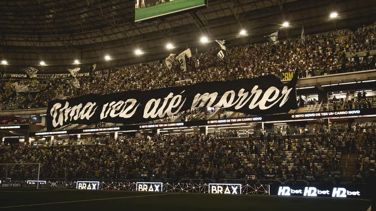Torcida do Galo na Arena MRV. Foto: Pedro Souza / Atlético
