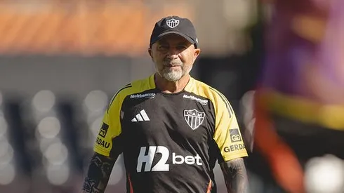 Sampaoli no Galo. Foto: Pedro Souza / Atlético