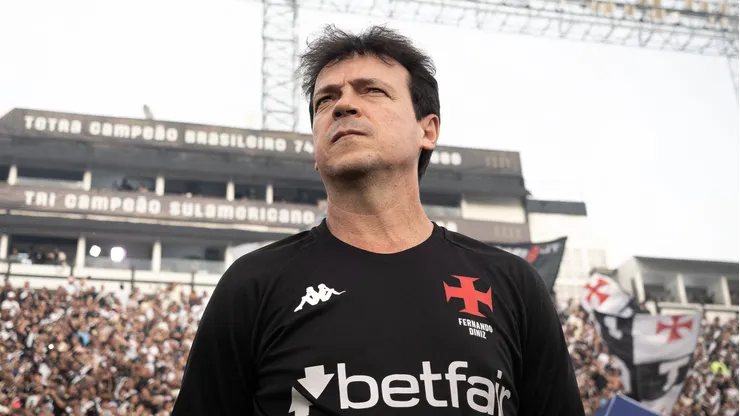 Diniz durante partida contra o Juventude, em São Januário