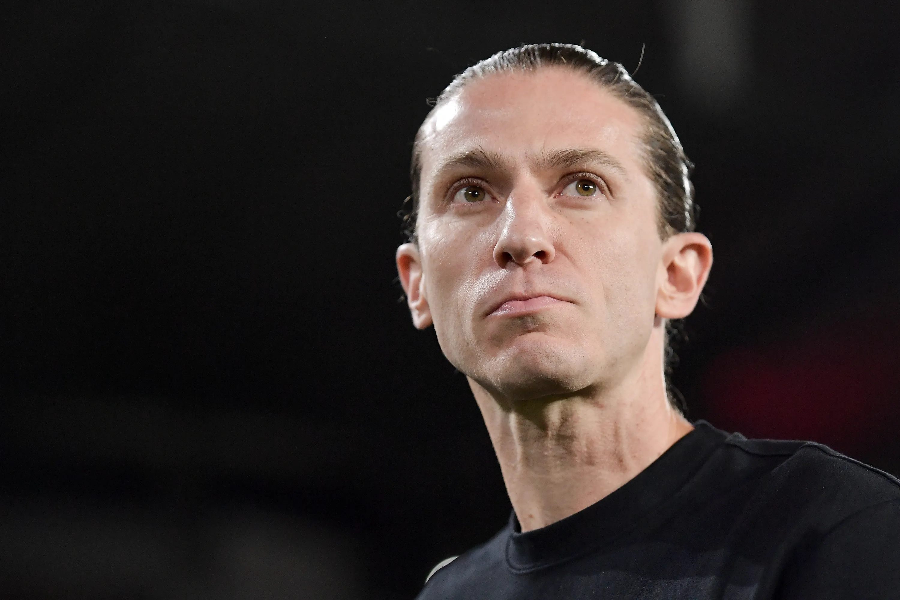 Filipe Luís tecnico do Flamengo durante partida contra o Vitoria no estadio Maracana pelo campeonato Brasileiro A 2025. Foto: Thiago Ribeiro/AGIF