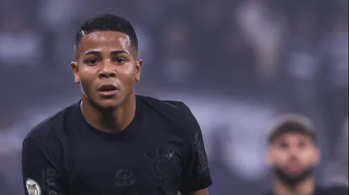 SP - SAO PAULO - 16/07/2024 - BRASILEIRO A 2024, CORINTHIANS X CRICIUMA - Wesley jogador do Corinthians durante partida contra o Criciuma no estadio Arena Corinthians pelo campeonato Brasileiro A 2024. Foto: Marcello Zambrana/AGIF