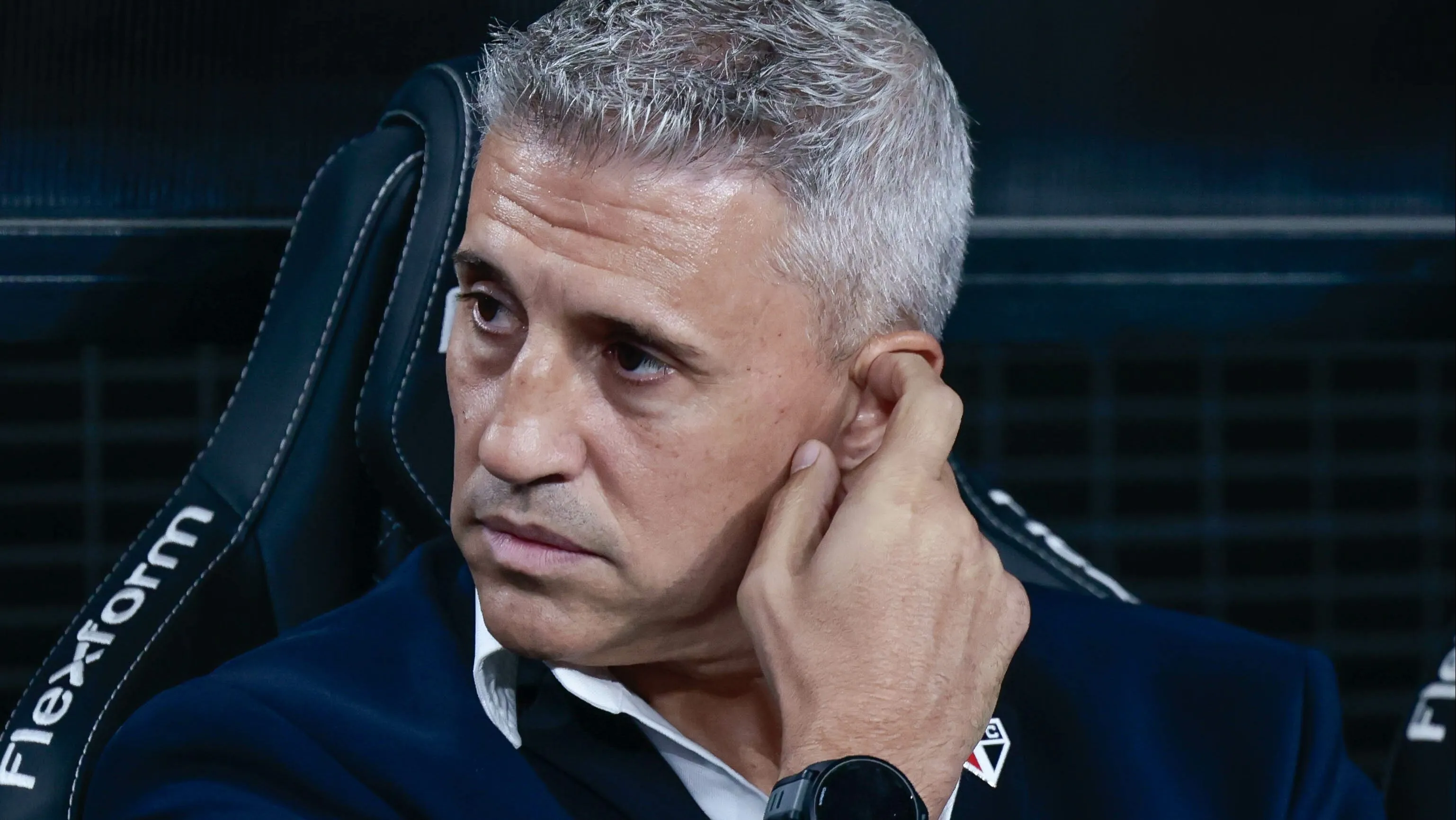 Crespo falou sobre a situação de Lucas Moura – Foto: Marcello Zambrana/AGIF