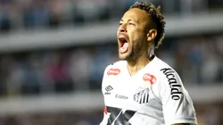 SP - SANTOS - 19/11/2025 - BRASILEIRO A 2025, SANTOS X MIRASSOL - Neymar Jr. jogador do Santos comemora seu gol durante partida contra o Mirassol no estadio Vila Belmiro pelo campeonato Brasileiro A 2025. Foto: Mauricio De Souza/AGIF