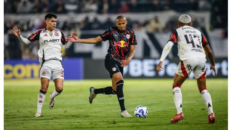 Flamengo venceu por 2 a 1 o jogo do primeiro turno. Foto: Ari Ferreira/Red Bull Bragantino