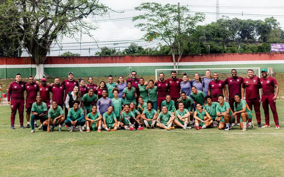 Equipe do Fluminense. Foto: Marina Garcia/FFC