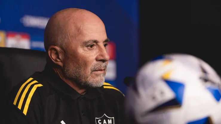 Sampaoli ainda tem esperanças de contar com Alan Franco contra Lanús - Foto: Pedro Souza / Atlético