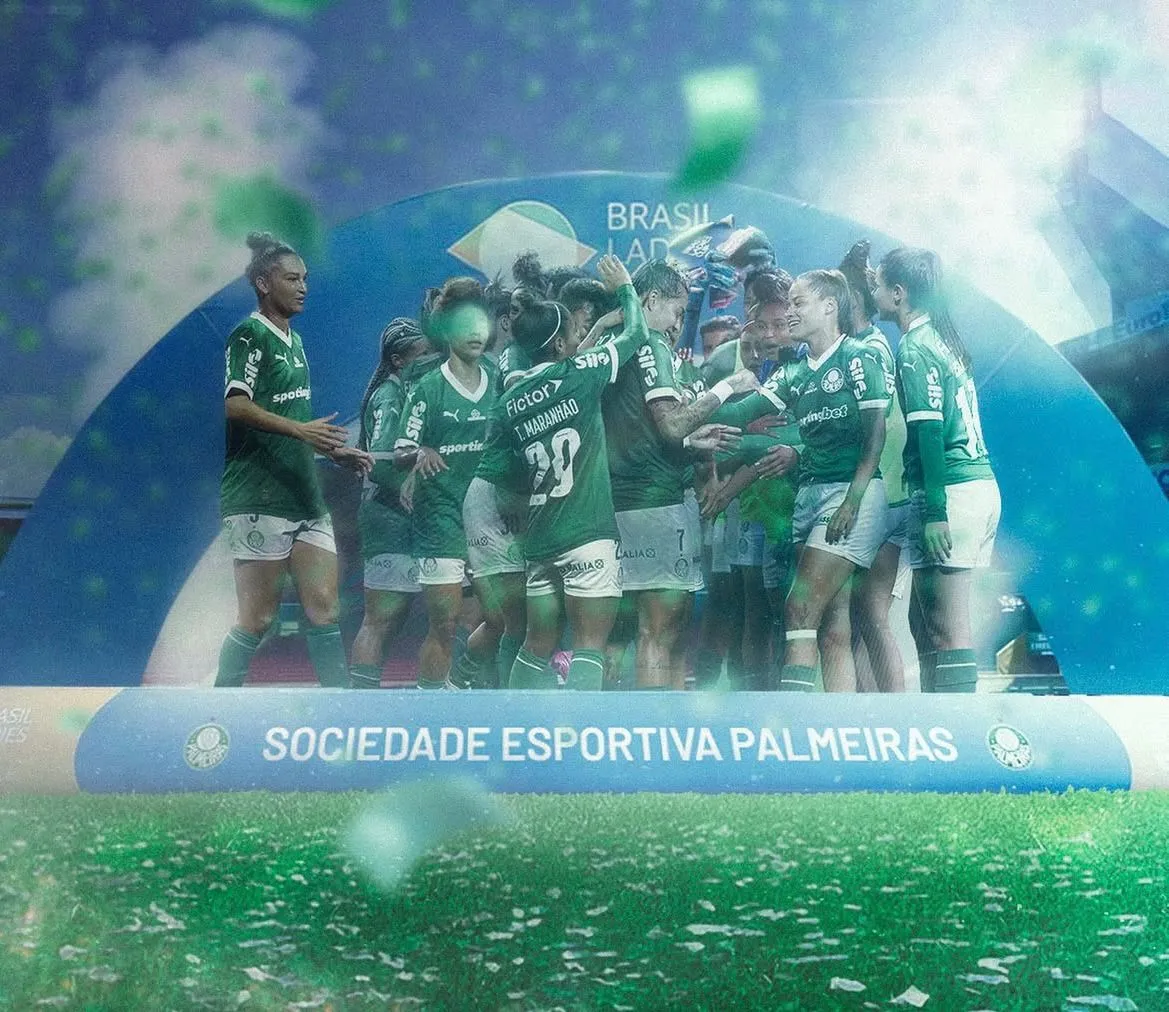 Palmeiras campeão da Brasil Ladies Cup 2025. Foto: reprodução/Instagram/@palmeirasfeminino