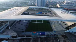 SP - SAO PAULO - 10/06/2025 - ELIMINATORIAS COPA DO MUNDO 2026, SELECAO BRASILEIRA X PARAGUAI - Vista Aerea da Neo Quimica Arena em Sao Paulo (SP), antes da partida entre Brasil e Paraguai pelas Eliminatorias da Copa do Mundo 2026. Foto: Marlon Costa/AGIF