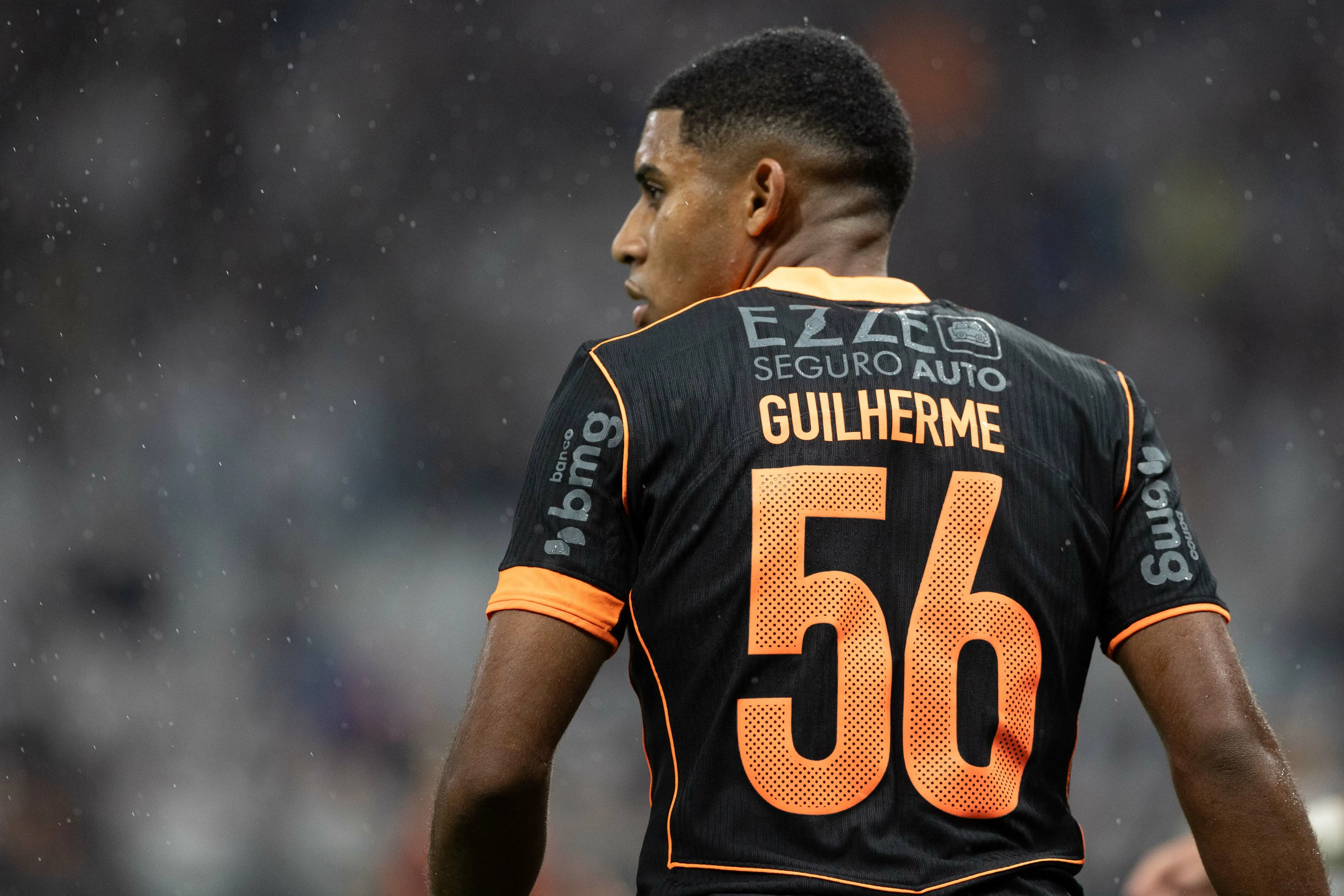 Gui Negao jogador do Corinthians durante partida contra o Atletico-MG no estadio Arena Corinthians pelo campeonato Brasileiro A 2025. Foto: Joisel Amaral/AGIF