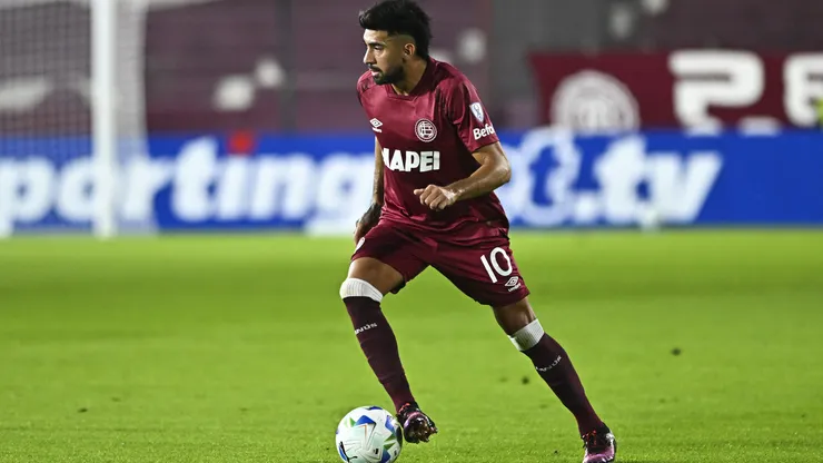 Marcelino Moreno pelo Lanús. (Photo by Rodrigo Valle/Getty Images)