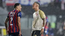 Puma Rodriguez jogador do Vasco disputa lance com Gilberto jogador do Bahia durante partida no estadio Sao Januario pelo campeonato Brasileiro A 2025. Foto: Thiago Ribeiro/AGIF