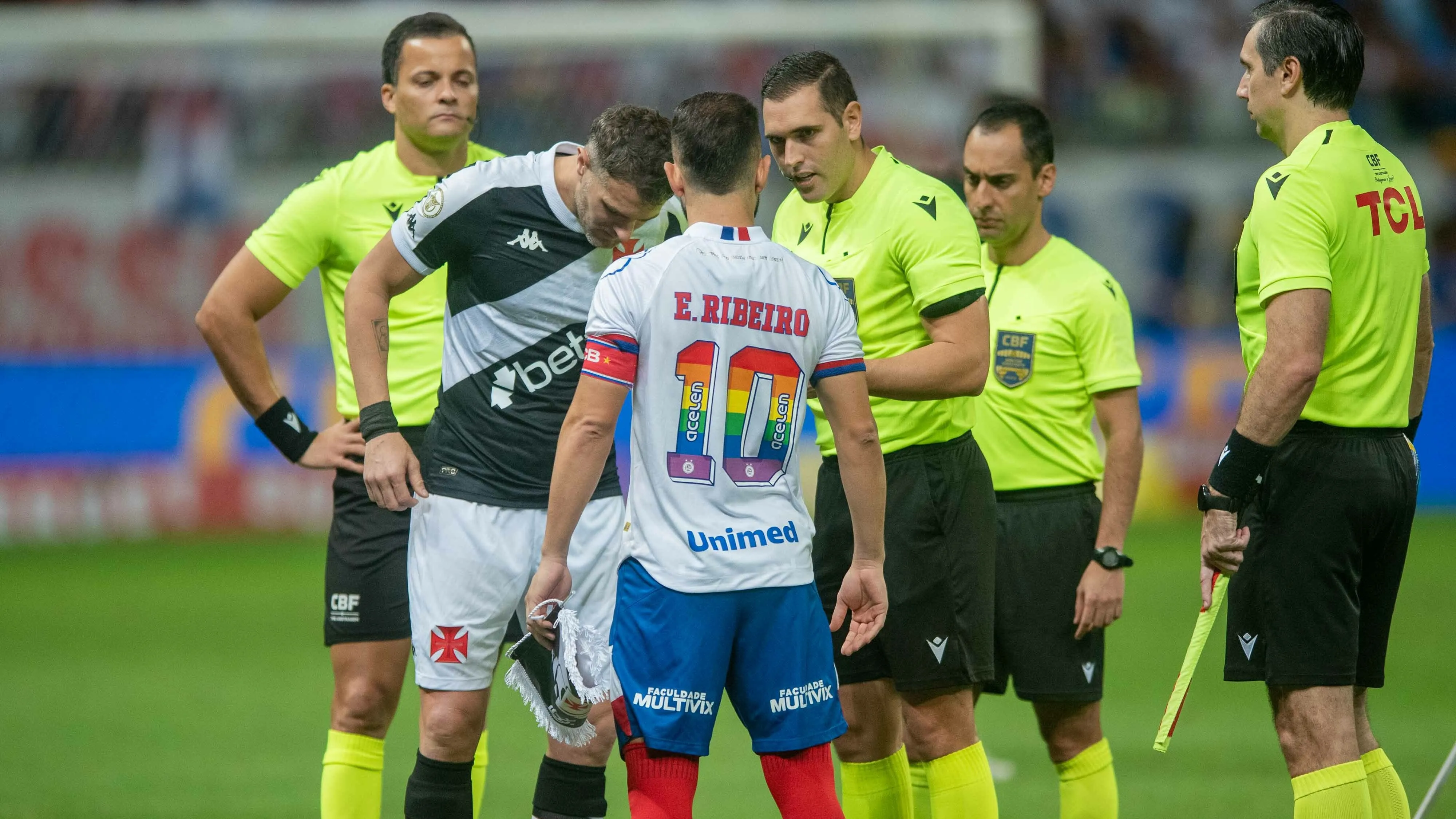 Everton Ribeiro jogador do Bahia durante partida contra o Vasco no estadio Arena Fonte Nova pelo campeonato Brasileiro A 2024. Foto: Jhony Pinho/AGIF