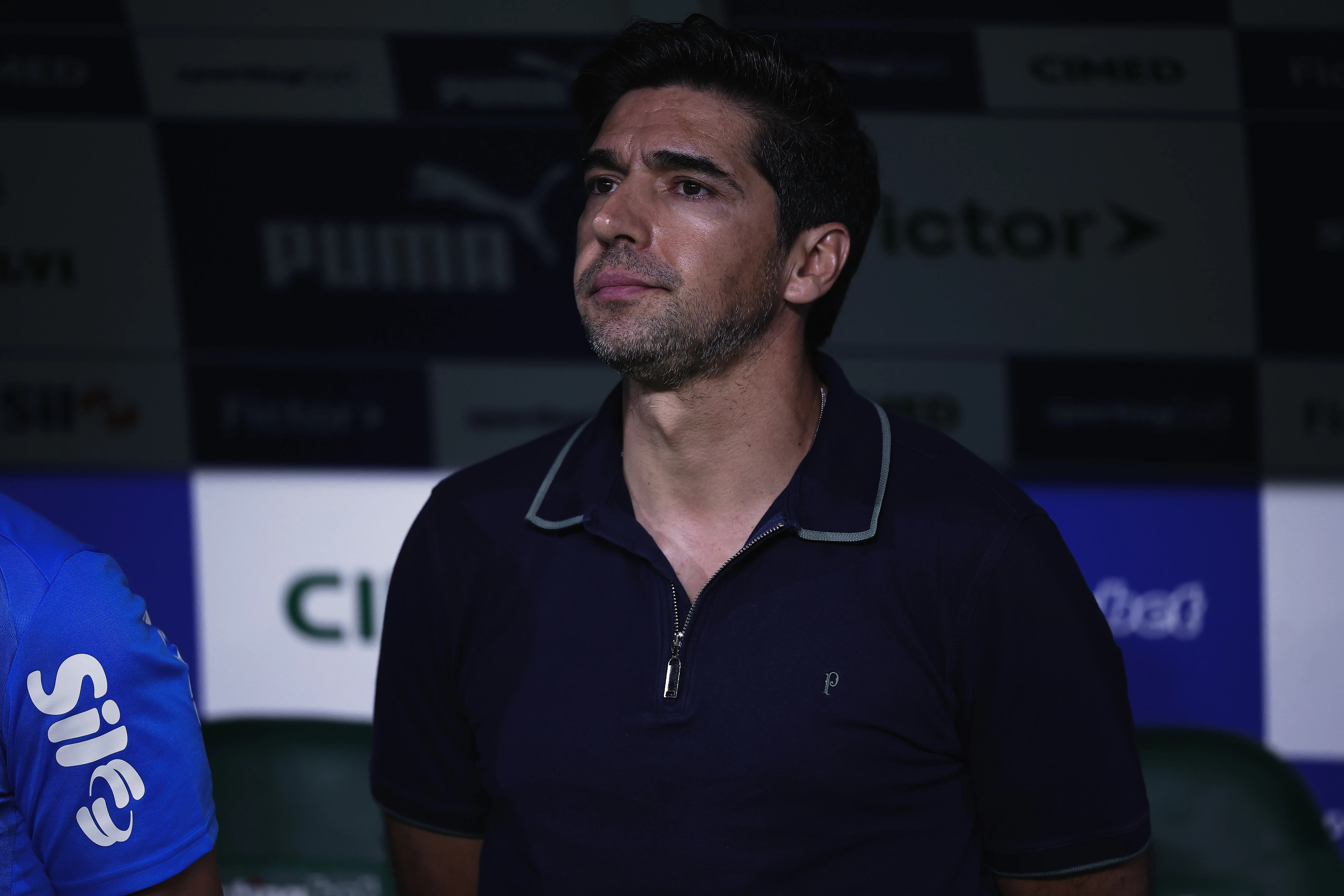 Abel Ferreira tecnico do Palmeiras durante partida contra o Fluminense no estadio Arena Allianz Parque pelo campeonato Brasileiro A 2025. Foto: Ettore Chiereguini/AGIF