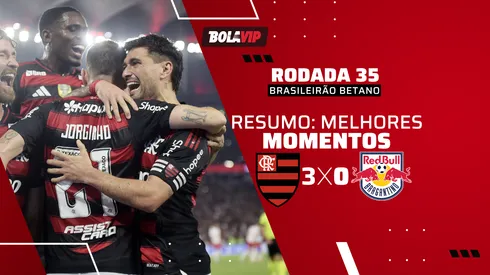 Flamengo vence Bragantino e continua na liderança