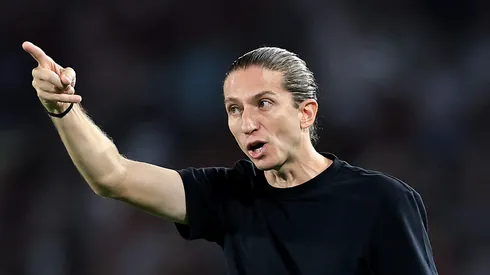 Filipe Luís durante o clássico carioca. Photo by Buda Mendes/Getty Images