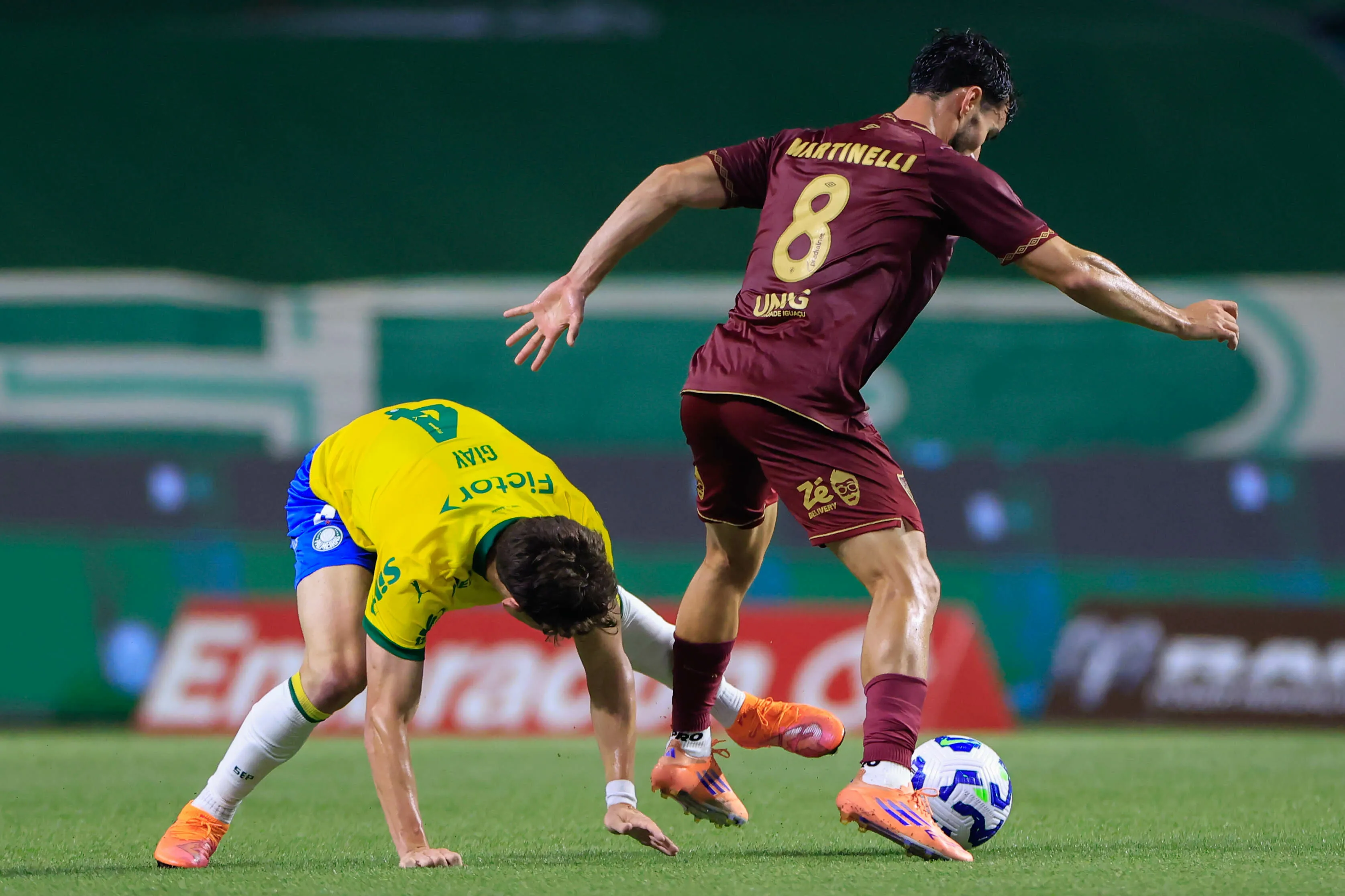 Palmeiras “escorrega”, empata com o Fluminense e fica distante do título brasileiro. Foto: Marcello Zambrana/AGIF