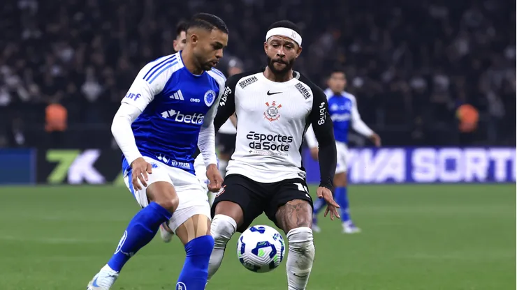Cruzeiro x Corinthians terá provável ausência de Memphis entre os titulares. Foto: Marcello Zambrana/AGIF