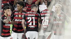 RJ - RIO DE JANEIRO - 22/11/2025 - BRASILEIRO A 2025, FLAMENGO X BRAGANTINO - Bruno Henrique jogador do Flamengo comemora seu gol com jogadores do seu time durante partida contra o Bragantino no estadio Maracana pelo campeonato Brasileiro A 2025. Foto: Alexandre Loureiro/AGIF