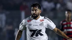 Rincón, volante do Santos em partida pelo campeonato brasileiro (Foto: Ricardo Moreira/Getty Images)