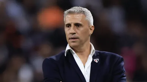 SP - SAO PAULO - 20/11/2025 - BRASILEIRO A 2025, CORINTHIANS X SAO PAULO - Hernan Crespo tecnico do Sao Paulo durante partida contra o Corinthians no estadio Arena Corinthians pelo campeonato Brasileiro A 2025. Foto: Marcello Zambrana/AGIF