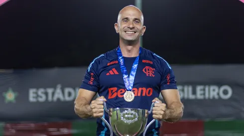 Celso Silva conquistou o título do Carioca Feminino em 2025 - Foto: Mariana Sá/Flamengo