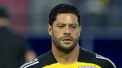 Hulk durante jogo contra o Bragantino pelo Galo.