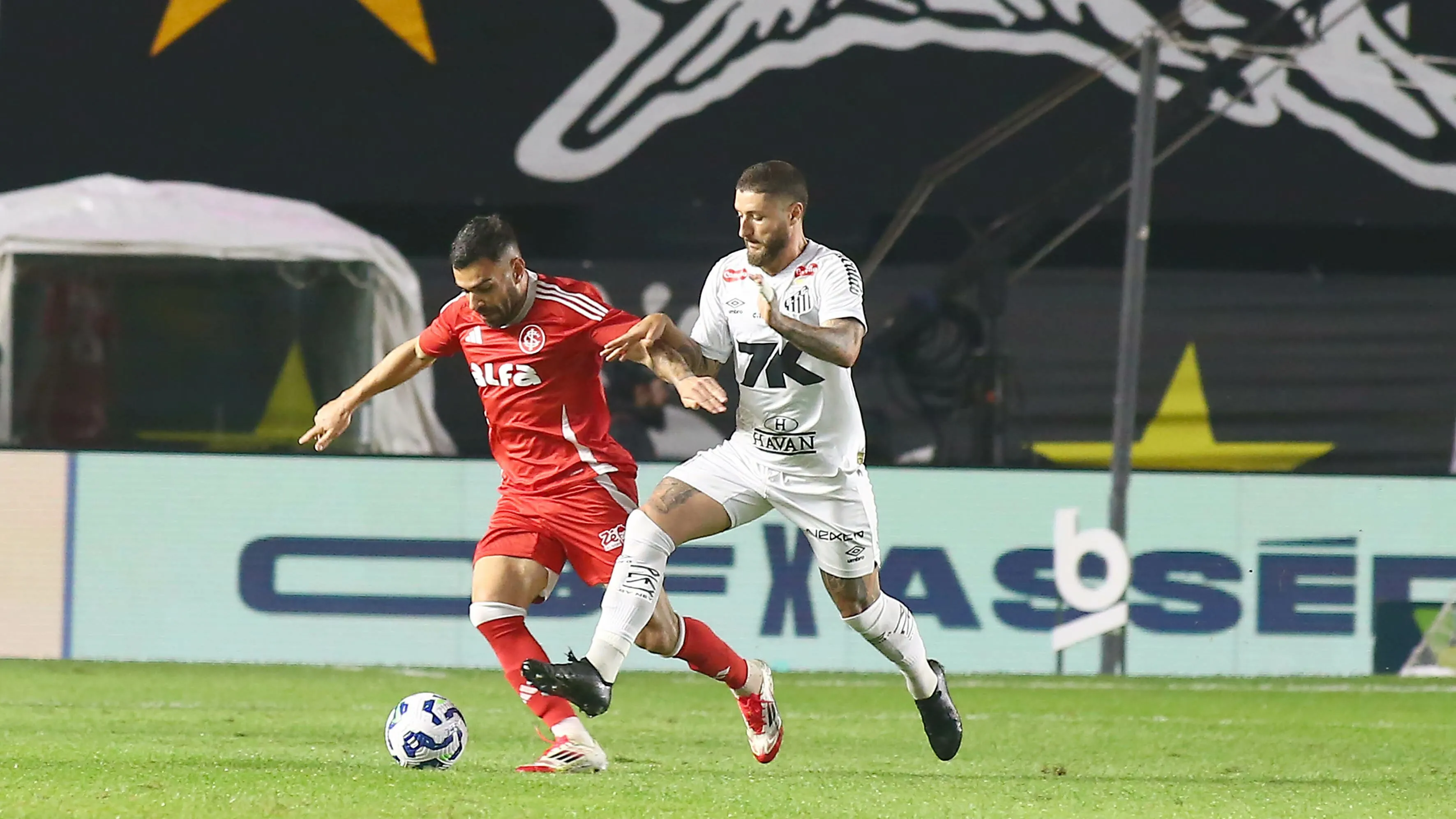 Santos x Inter na Vila Belmiro. Foto: Mauricio De Souza/AGIF