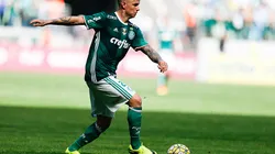 SAO PAULO, BRAZIL - JULY 24: Roger Guedes of Palmeiras in action during the match between Palmeiras and Atletico MG for the Brazilian Series A 2016 at Allianz Parque stadium on July 24, 2016 in Sao Paulo, Brazil. (Photo by Alexandre Schneider/Getty Images)