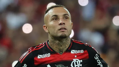 Everton Cebolinha, atacante do Flamengo em partida pelo campeonato brasileiro (Foto: Wagner Meier/Getty Images)