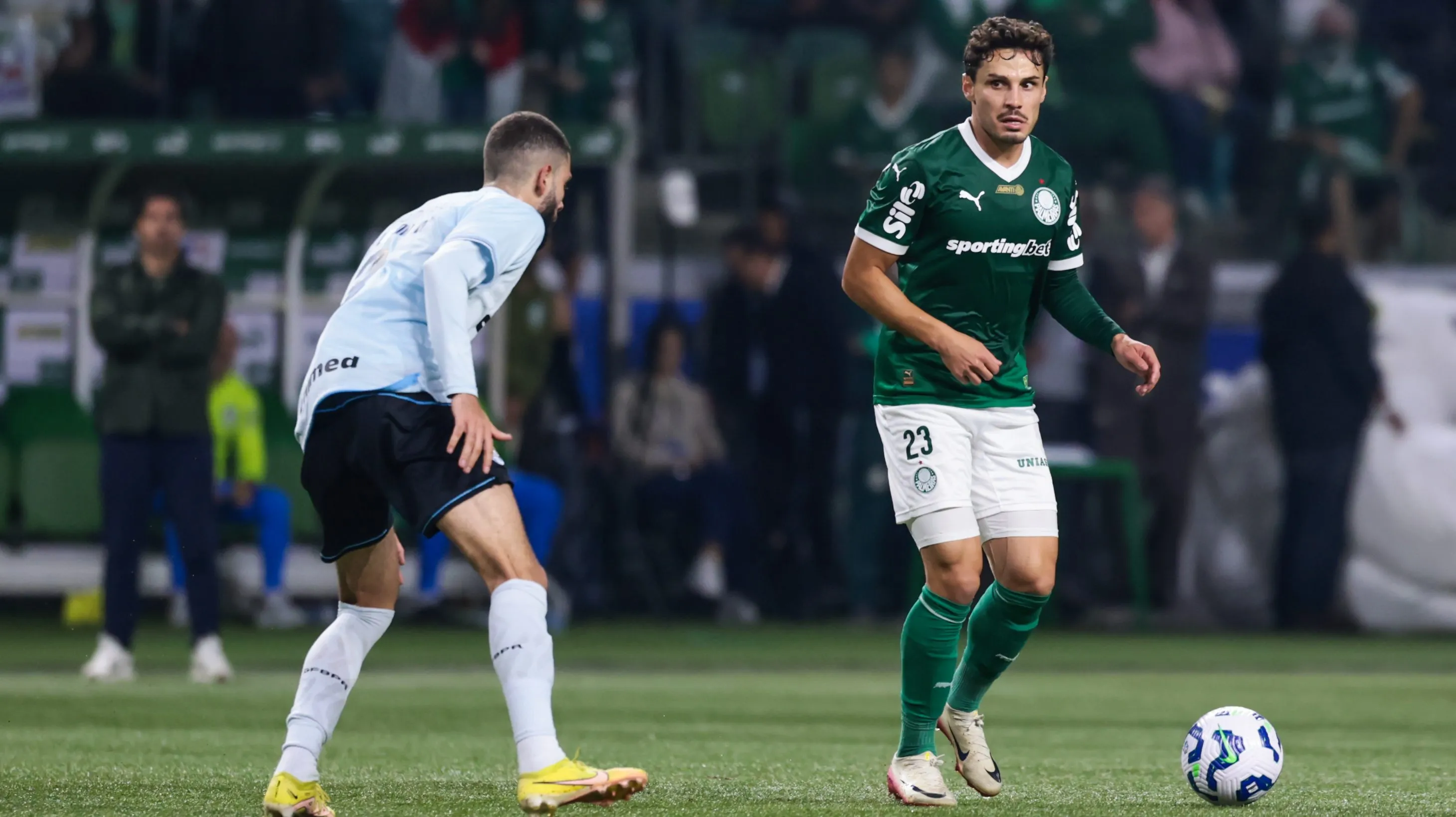 Palmeiras vai encarar o Grêmio com uma equipe alternativa - Foto: Marcello Zambrana/AGIF.