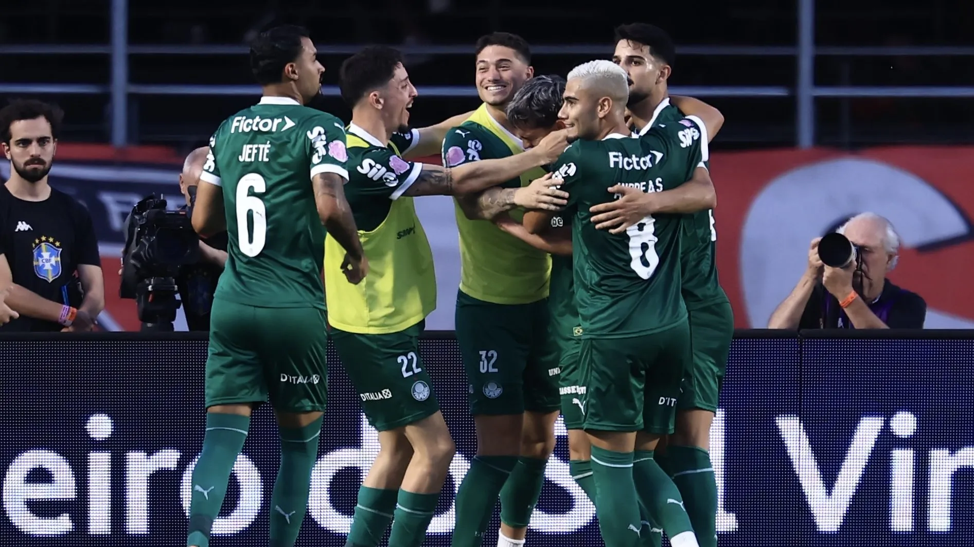 Palmeiras contra São Paulo. Foto: Marcello Zambrana/AGIF