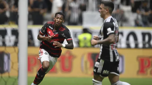 Gonzalo Plata comemora gol do título do Flamengo da Copa Betano do Brasil
