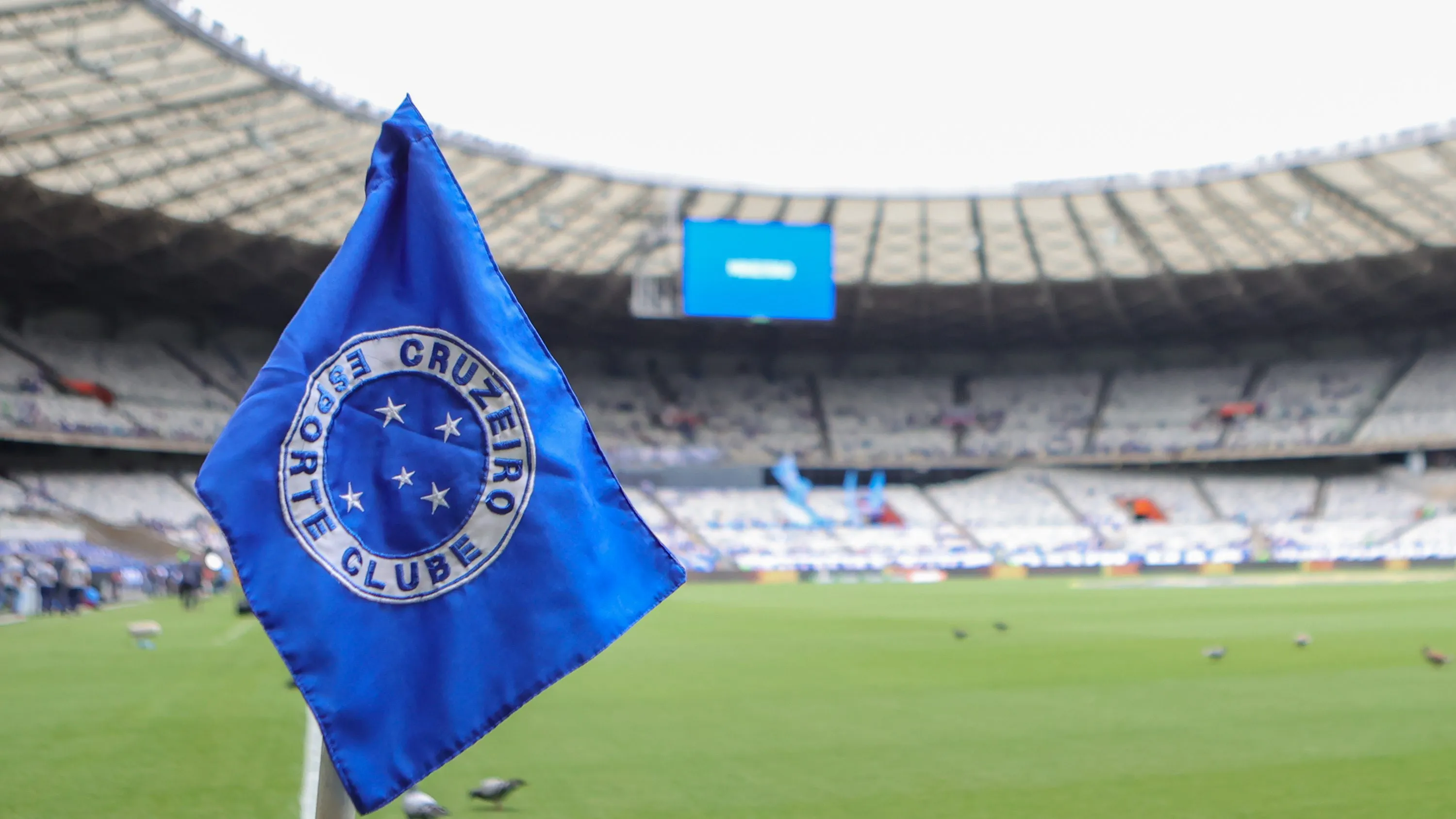MG – BELO HORIZONTE – 09/11/2025 – BRASILEIRO A 2025, CRUZEIRO X FLUMINENSE – Vista geral do estadio e da Bandeira do Cruzeiro no Mineirao para partida entre Cruzeiro e Fluminense pelo campeonato Brasileiro A 2025. Foto: Gilson Lobo/AGIF