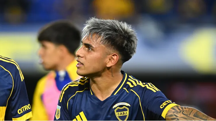 Milton Delgado durante jogo pelo Boca Juniors.
