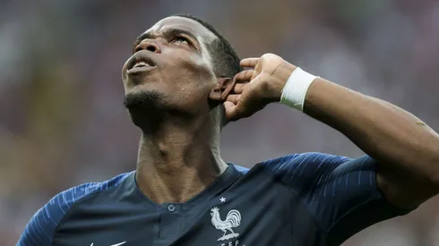 Moscou - 15/07/2018 - Copa do Mundo 2018 - Franca X Croacia - Pogba do Franca comemoram vitoria ao final da Copa do Mundo 2018 no Estadio Lujniki. Foto: Ale Cabral/AGIF