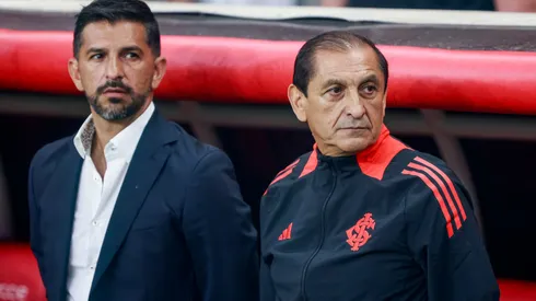 Ramón Díaz no comando técnico do Internacional – Foto: Luiz Erbes/AGIF