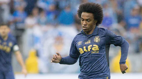 Willian em campo pelo Grêmio. Foto: Maxi Franzoi/AGIF