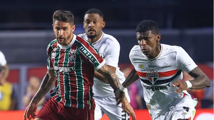 SPFC venceu por 3 a 1 no jogo da ida. Foto: Marcello Zambrana/AGIF