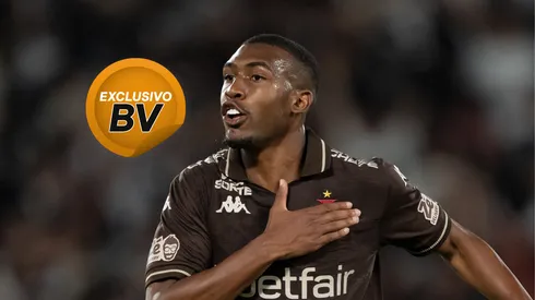 Rayan jogador do Vasco comemora seu gol durante partida contra o Fluminense - Foto: Jorge Rodrigues/AGIF