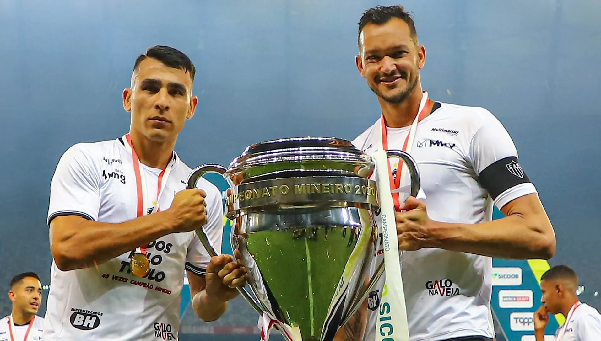 Júnior Alonso e Revés, do Atlético Mineiro