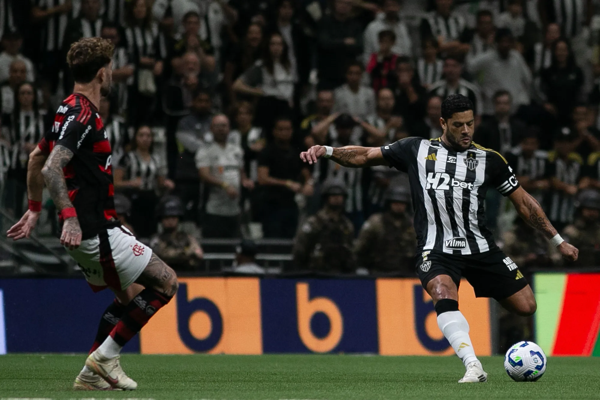Hulk  jogador do Atletico-MG durante partida contra o Flamengo no estadio Arena MRV pelo campeonato Copa Do Brasil 2025. Foto: Fernando Moreno/AGIF