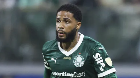 Micael, zagueiro do Palmeiras em partida pelo campeonato brasileiro (Foto: Alexandre Schneider/Getty Images)