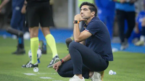 RS - PORTO ALEGRE - 25/11/2025 - BRASILEIRO A 2025, GREMIO X PALMEIRAS - Abel Ferreira tecnico do Palmeiras durante partida contra o Gremio no estadio Arena do Gremio pelo campeonato Brasileiro A 2025. Foto: Maxi Franzoi/AGIF