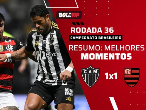 Flamengo empata com o Atlético-MG e fica mais perto do título