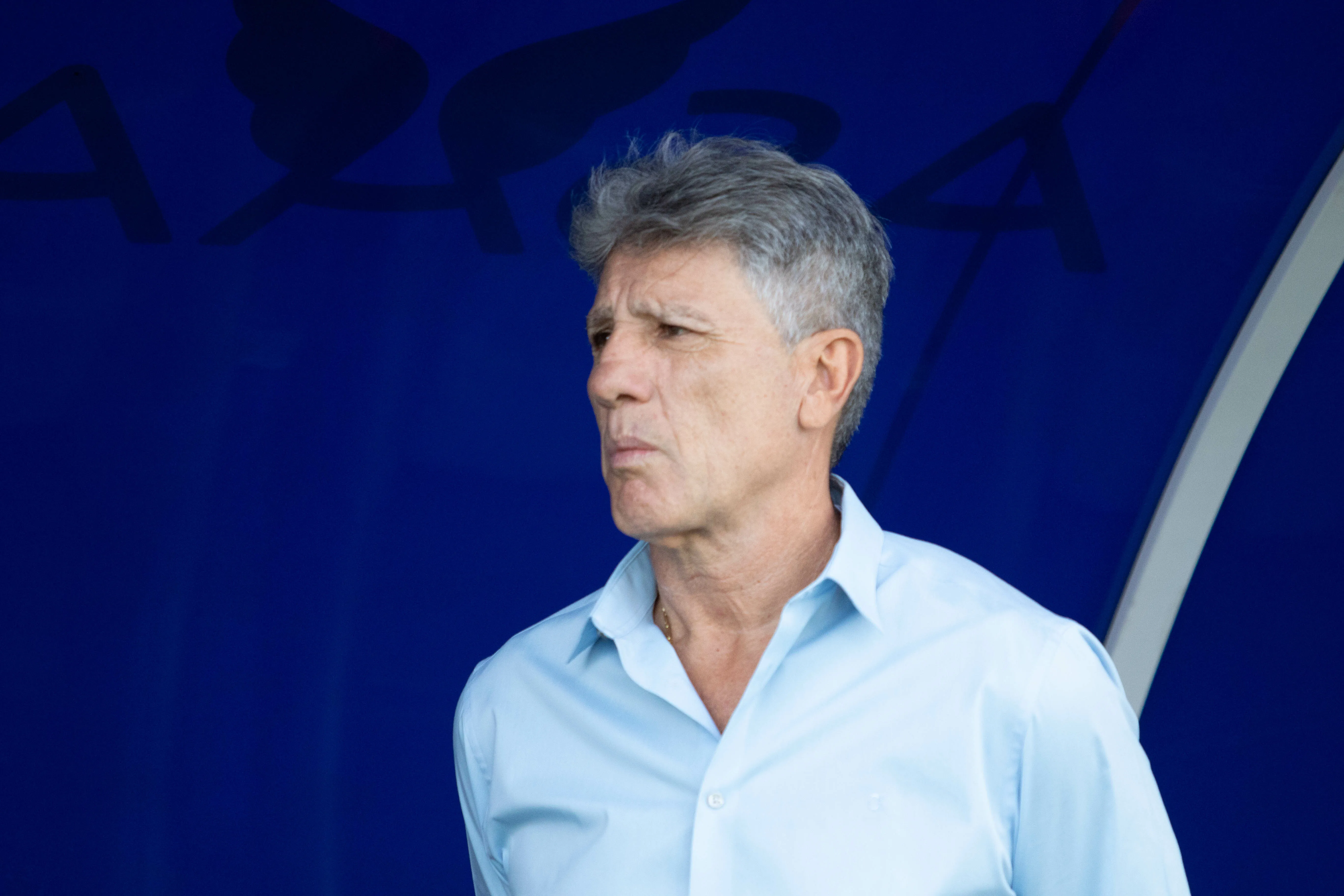 Renato Gaúcho ex-tecnico do Fluminense durante partida contra o Bragantino no estadio Cicero De Souza Marques pelo campeonato Brasileiro A 2025. Foto: Joisel Amaral/AGIF